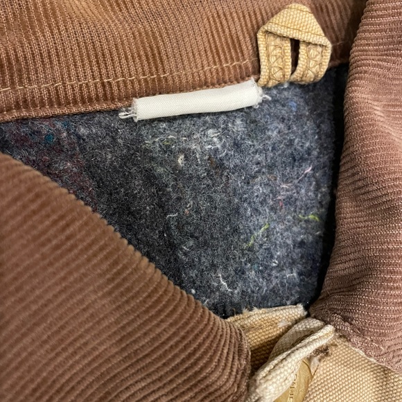 Vintage 90s Perfectly Distressed Blanket Lined Carhartt Chore Jacket SIZ… - Picture 7 of 7